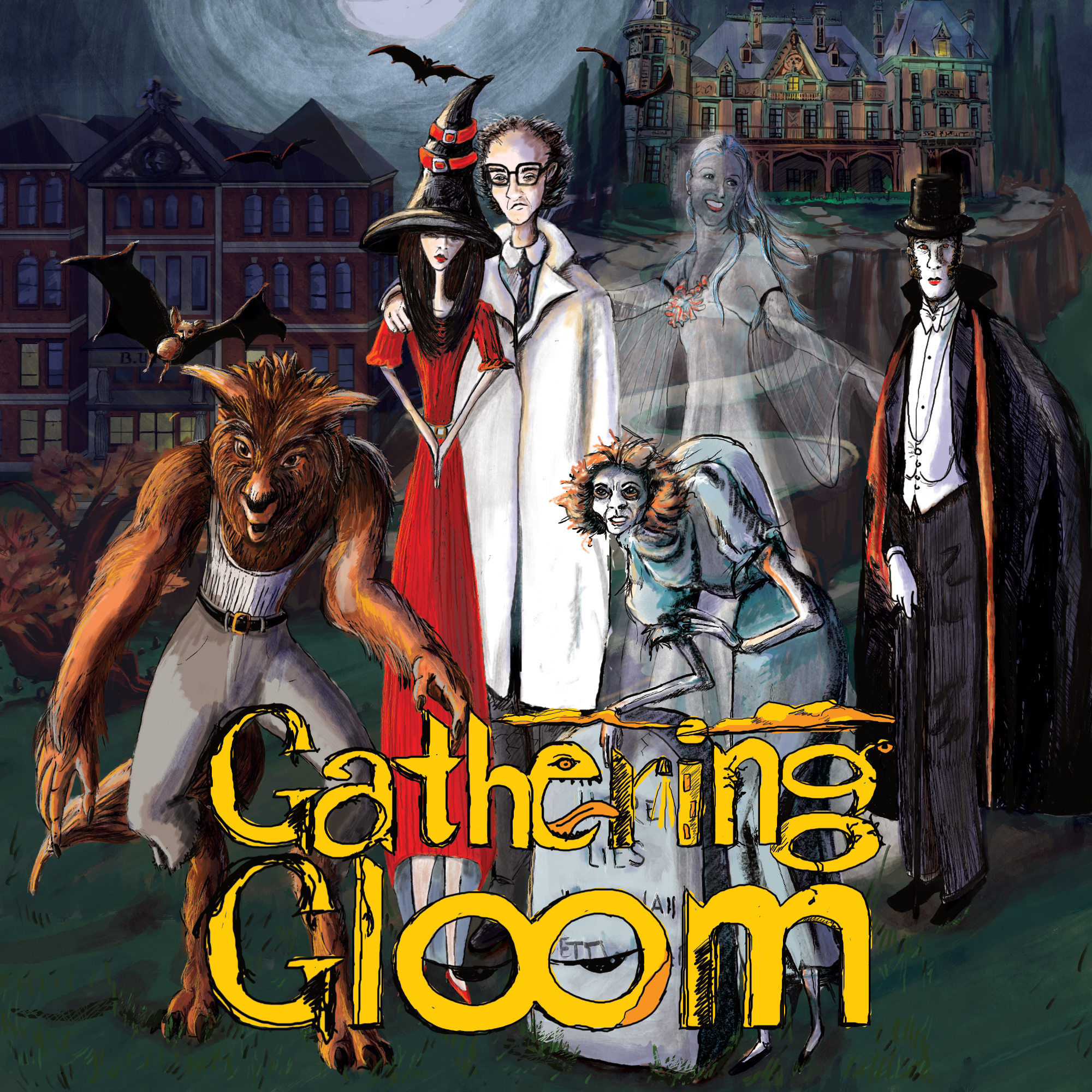 Gathering Gloom - with type