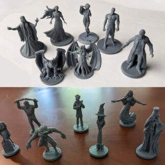 Gathering Gloom: All 14 character figures, unpainted