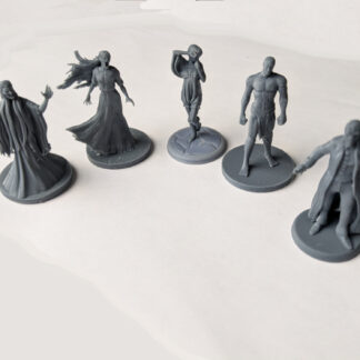 Gathering Gloom: Stretch-Goal Figures, unpainted