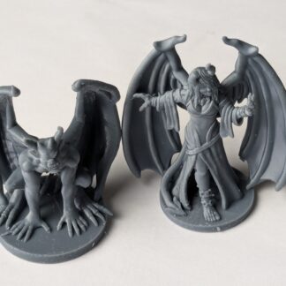 Gathering Gloom: Demon and Gargoyle figures, unpainted