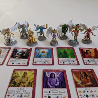 Gathering Gloom: Wings of Doom Angel figures, painted